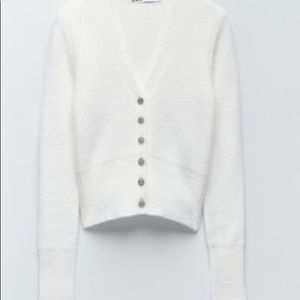 White work cute jewellery sweater